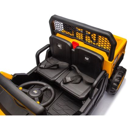 Elektriauto CAT 60W/7500 mAh kollane/must + kaugjuhtimispult