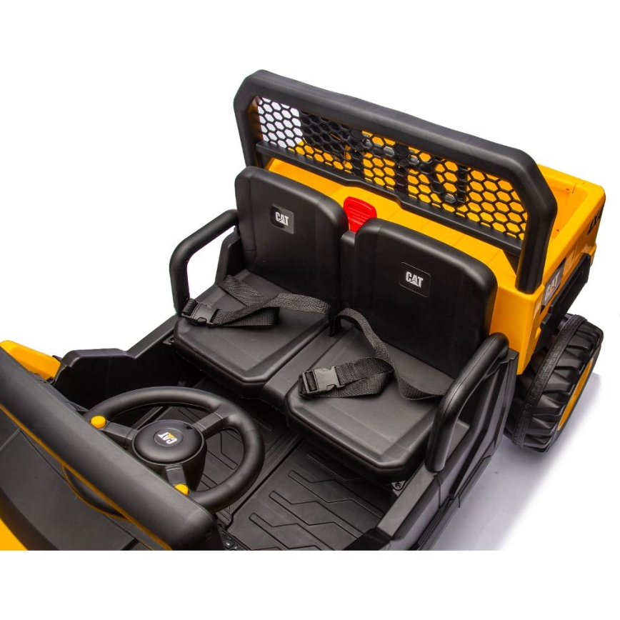 Elektriauto CAT 60W/7500 mAh kollane/must + kaugjuhtimispult