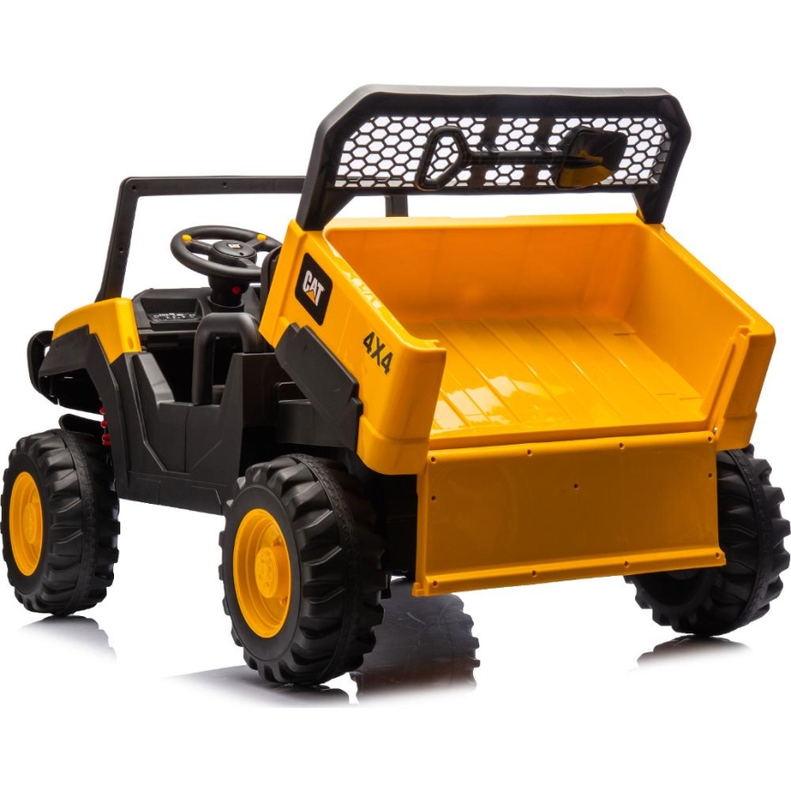Elektriauto CAT 60W/7500 mAh kollane/must + kaugjuhtimispult