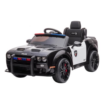 Elektriauto Dodge Challenger Politseiauto 50W/4500 mAh  must/valge