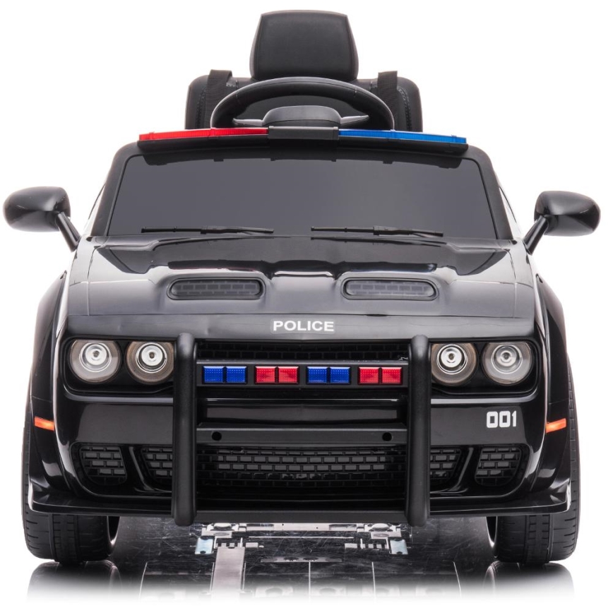 Elektriauto Dodge Challenger Politseiauto 50W/4500 mAh  must/valge