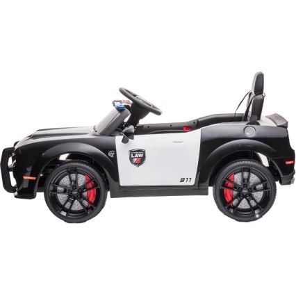Elektriauto Dodge Challenger Politseiauto 50W/4500 mAh  must/valge