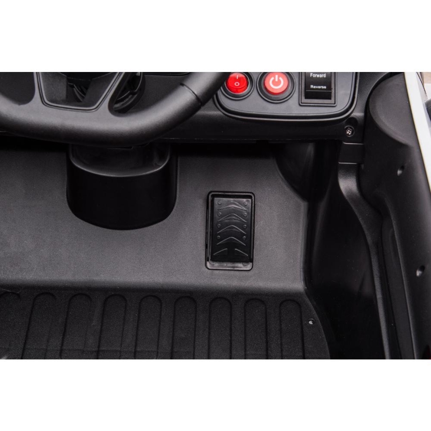 Elektriauto Dodge Challenger Politseiauto 50W/4500 mAh  must/valge