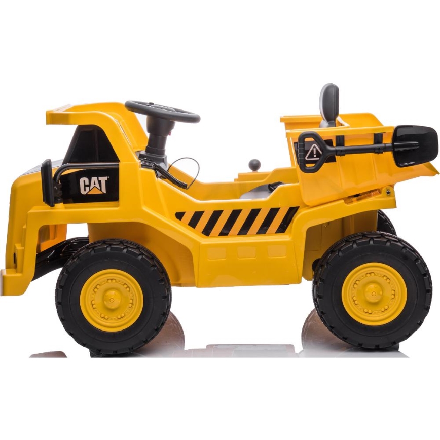 Elektriline mänguauto Laadur CAT 60W/4500 mAh kollane/must
