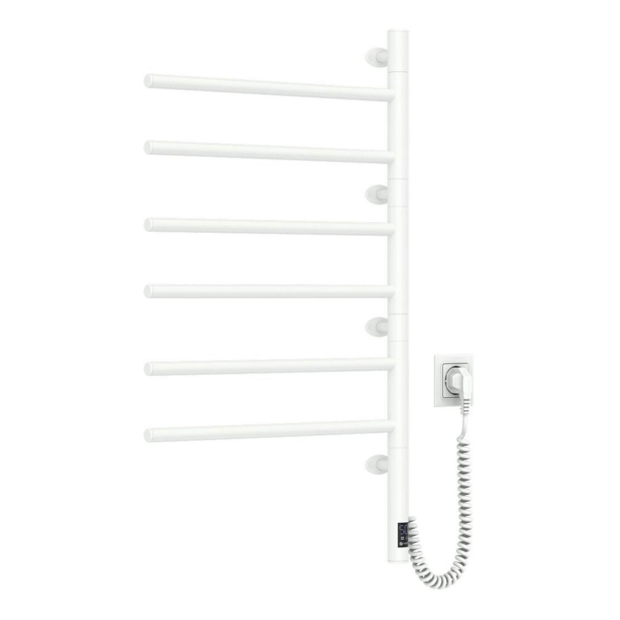 Elektriline pööratav rätikuhoidik koos termostaadiga ARABESQUE 196W/230V 81,8 cm IP44 valge
