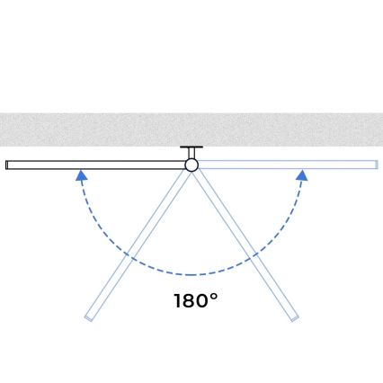 Elektriline pööratav rätikuhoidik koos termostaadiga ARABESQUE 196W/230V 81,8cm IP44 must