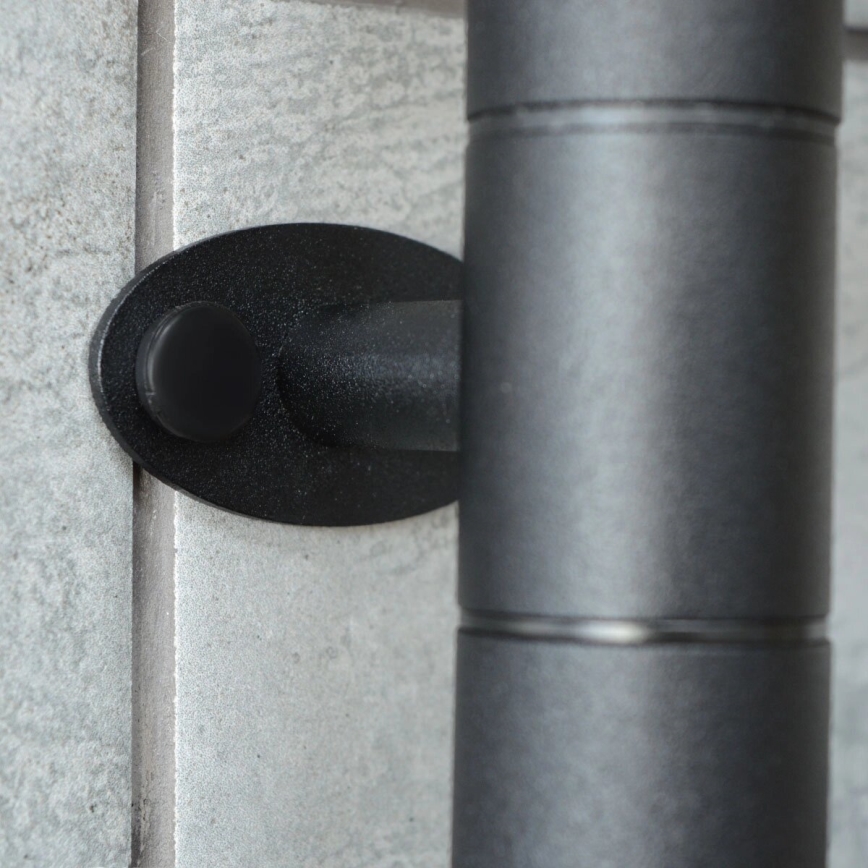 Elektriline pööratav rätikuivati termostaadiga FOUETTE 60W 65x49 cm must