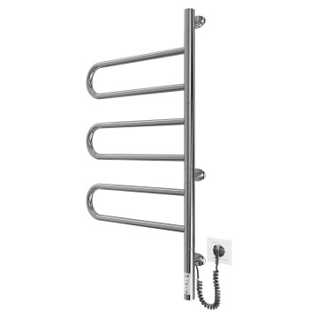 Elektriline pööratav rätikuivati TRISTAR 80W/230V 82,5x44,5 cm IP44 roostevaba teras/läikiv kroom