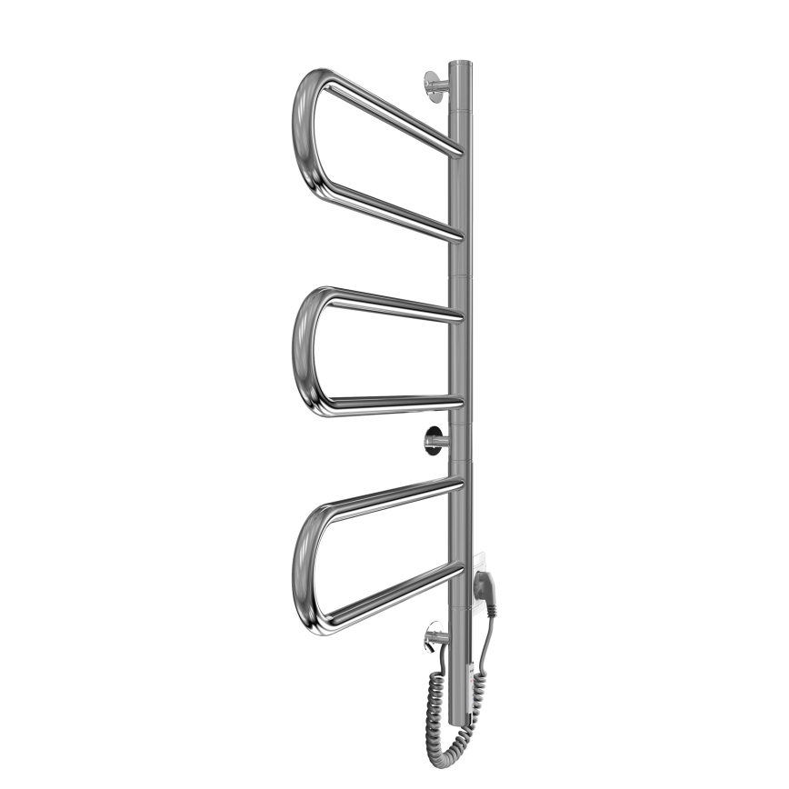 Elektriline pööratav rätikukuivati TRISTAR 80W/230V 80x44,5 cm IP44 roostevaba teras/läikiv kroom