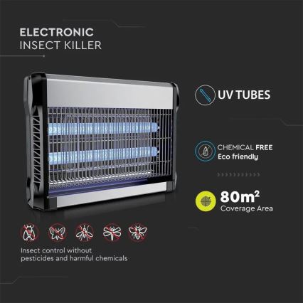 Elektriline putukapüüdja 2x10W/230V 80 m²