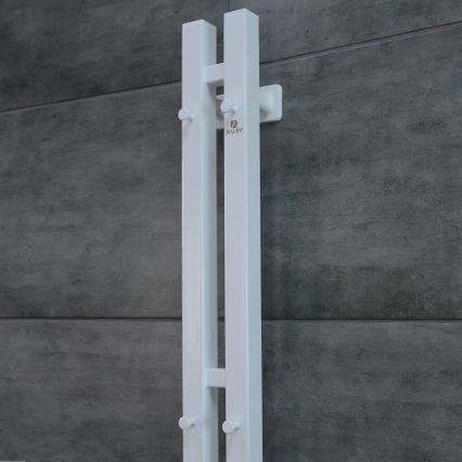 Elektriline rätikuhoidik koos termostaadiga SILOUETTE 187W/230V 120,6 cm IP44 valge parem kandiline