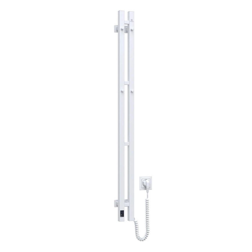 Elektriline rätikuhoidik koos termostaadiga SILOUETTE 187W/230V 120,6 cm IP44 valge parem kandiline