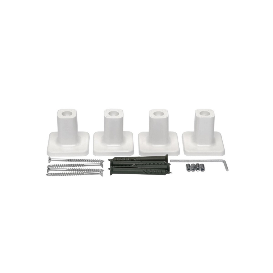 Elektriline rätikuhoidik koos termostaadiga SILOUETTE 187W/230V 120,6 cm IP44 valge parem kandiline