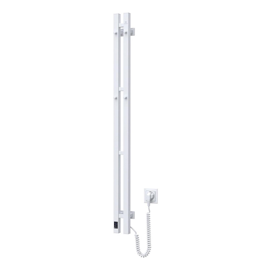 Elektriline rätikuhoidik koos termostaadiga SILOUETTE 187W/230V 120,6 cm IP44 valge parem kandiline