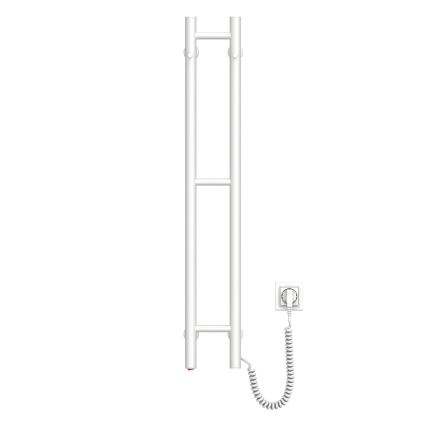 Elektriline rätikuhoidik SILOUETTE 187W/230V 101,1 cm IP44 valge parem ümmargune