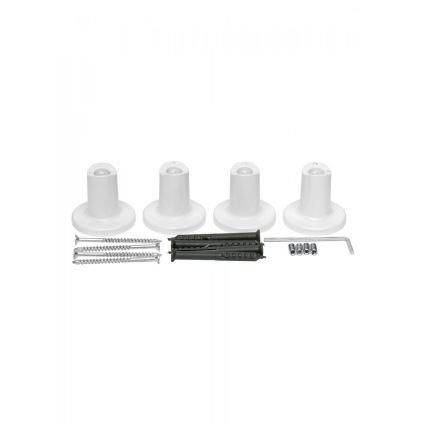 Elektriline rätikuhoidik SILOUETTE 187W/230V 101,1 cm IP44 valge parem ümmargune