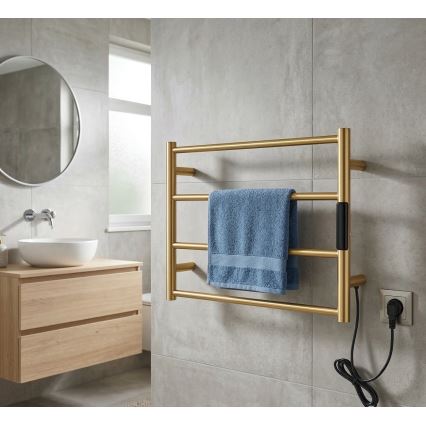 Elektriline rätikuivati 56x37 cm 36W roostevaba teras/kuldne