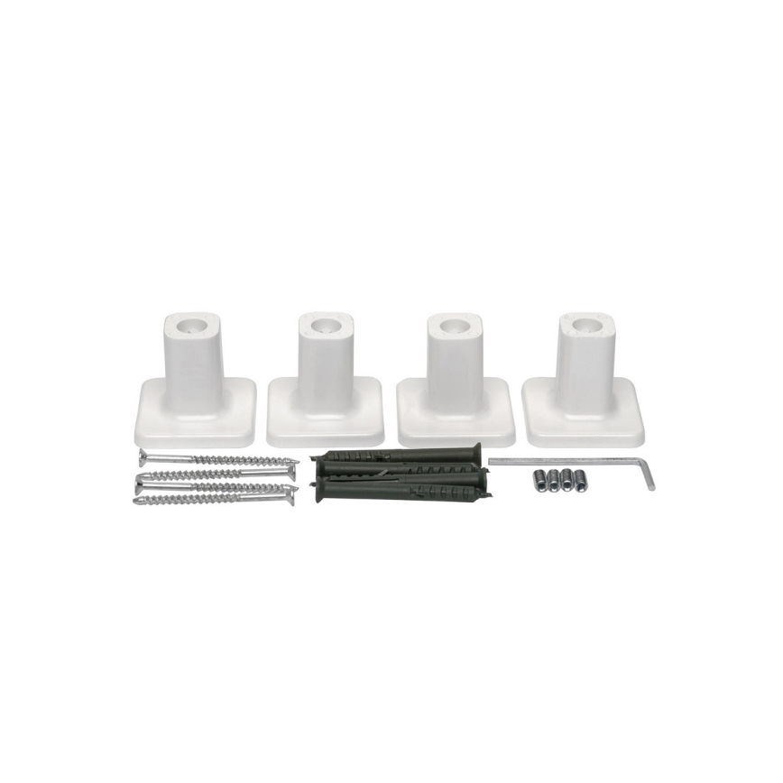 Elektriline rätikuivati SILOUETTE 187W/230V 101,1 cm IP44 valge parempoolne nurgeline