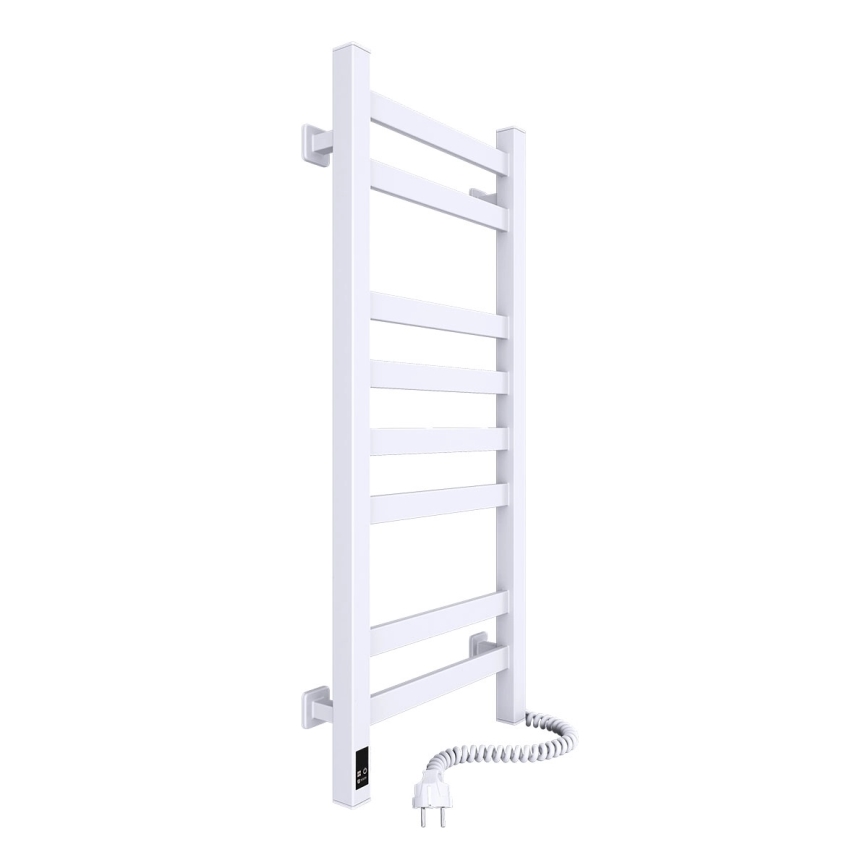 Elektriline rätikuivati termostaadiga AVANGARD 105W 80x36 cm  valge parempoolne