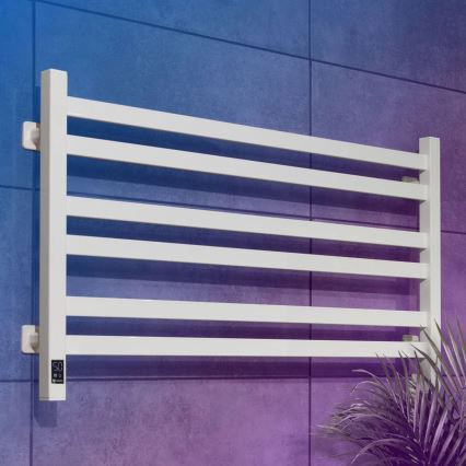 Elektriline rätikuivati termostaadiga AVANGARD 181W 50x90 cm, valge, parempoolne