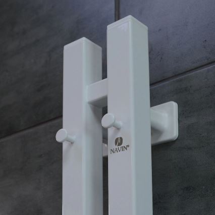Elektriline rätikukuivati SILOUETTE 70W 120x9 cm termostaadiga, valge, parempoolne