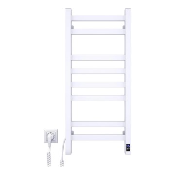 Elektriline rätikukuivati termostaadiga AVANGARD 105W 80x36 cm valge, vasakpoolne