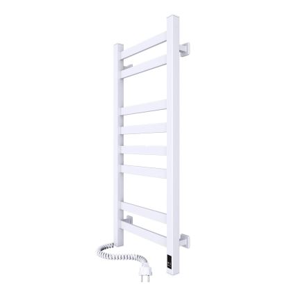 Elektriline rätikukuivati termostaadiga AVANGARD 105W 80x36 cm valge, vasakpoolne
