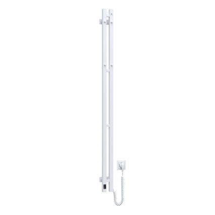 Elektriline rätikukuivati termostaadiga SILOUETTE 106W 150x9cm valge parempoolne