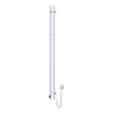 Elektriline rätikukuivati termostaadiga SILOUETTE 200W/230V 150,6 cm IP44 valge parempoolne