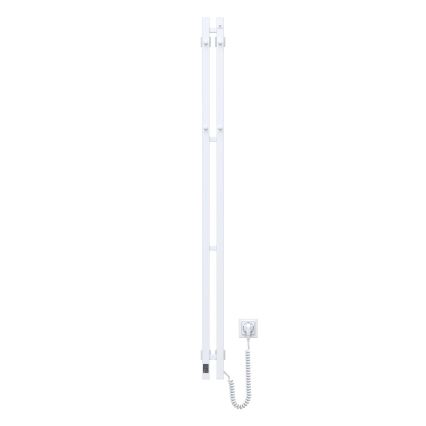 Elektriline rätikukuivati termostaadiga SILOUETTE 200W/230V 150,6 cm IP44 valge parempoolne