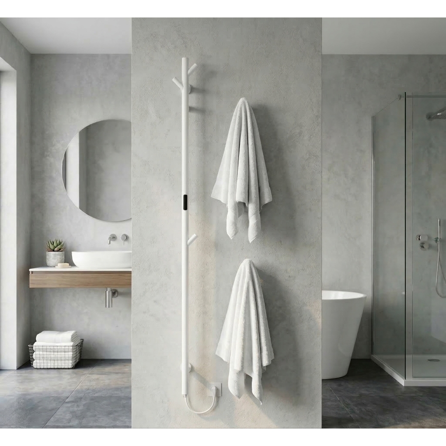 Elektriline toruline rätikuivati 172 cm, 46 W, valge