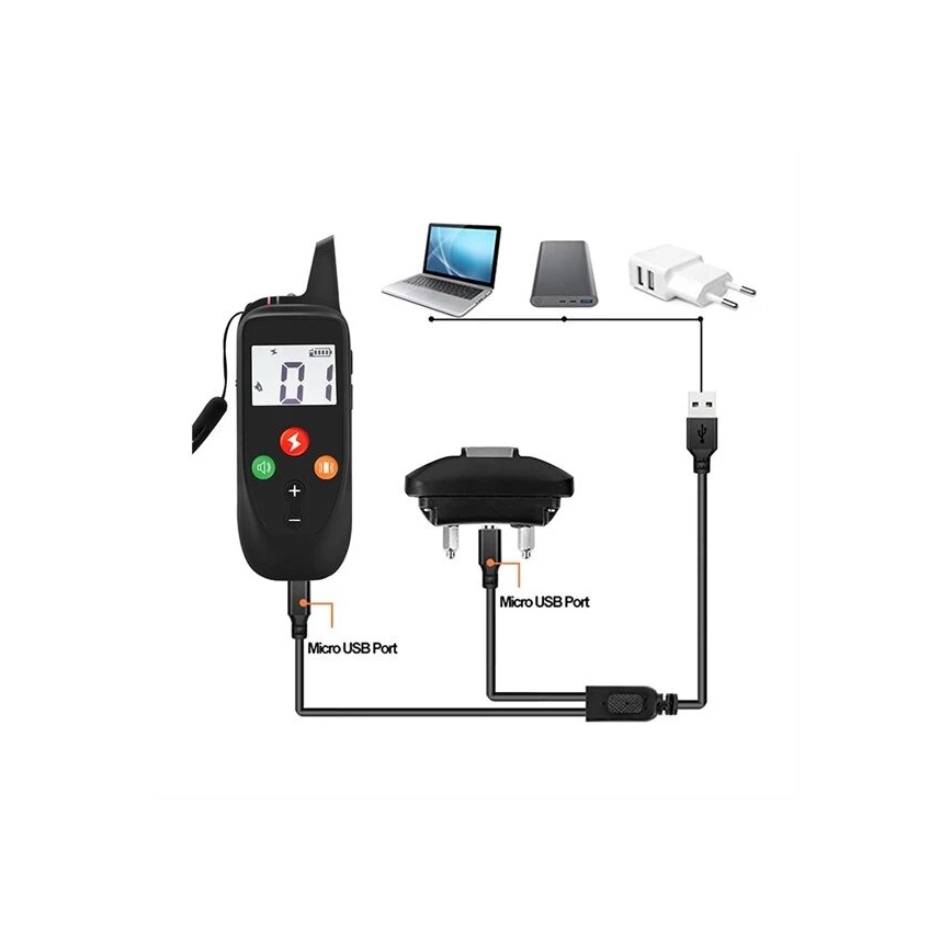Elektriline treeningrihm koertele 52cm 500m 3,7V 300 mAh IP67