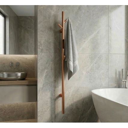 Elektriline varrastüüpi rätikuivati 118 cm 30W vaskne