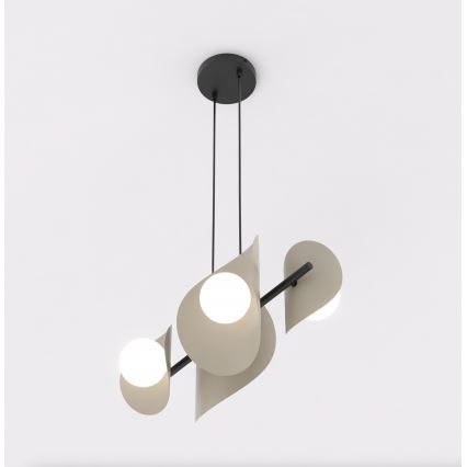 ELEMENTI rippvalgusti kaabliga 4xG9/8W/230V beež