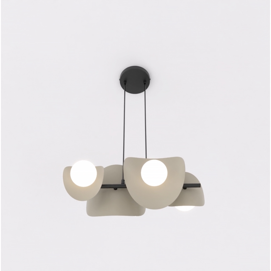 ELEMENTI rippvalgusti kaabliga 4xG9/8W/230V beež