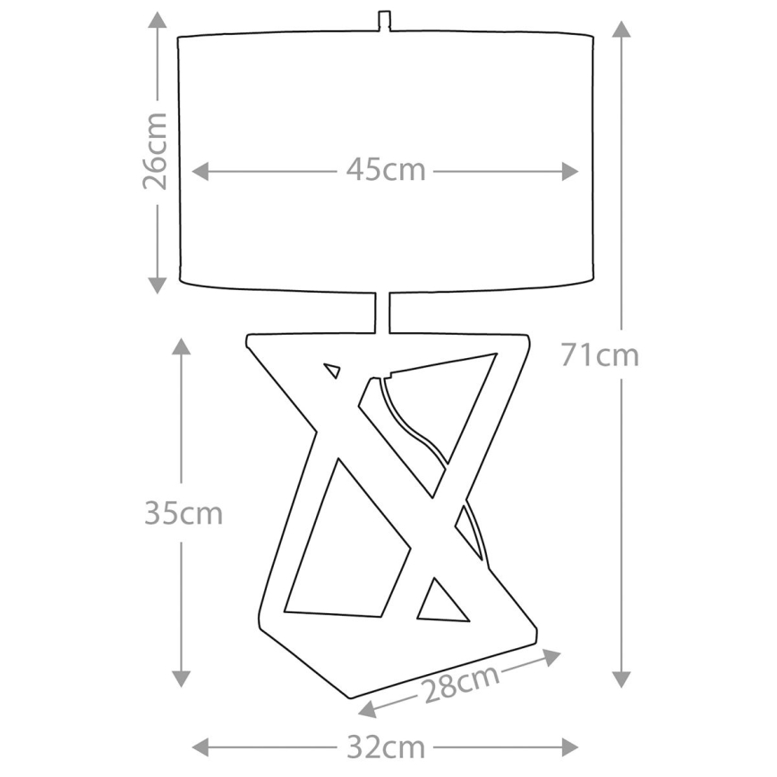 Elstead - Laualamp AEGEUS 1xE27/60W/230V
