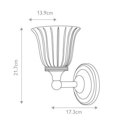 Elstead - LED Seinavalgusti vannituppa AUSTEN 1xG9/3W/230V 3000K IP44