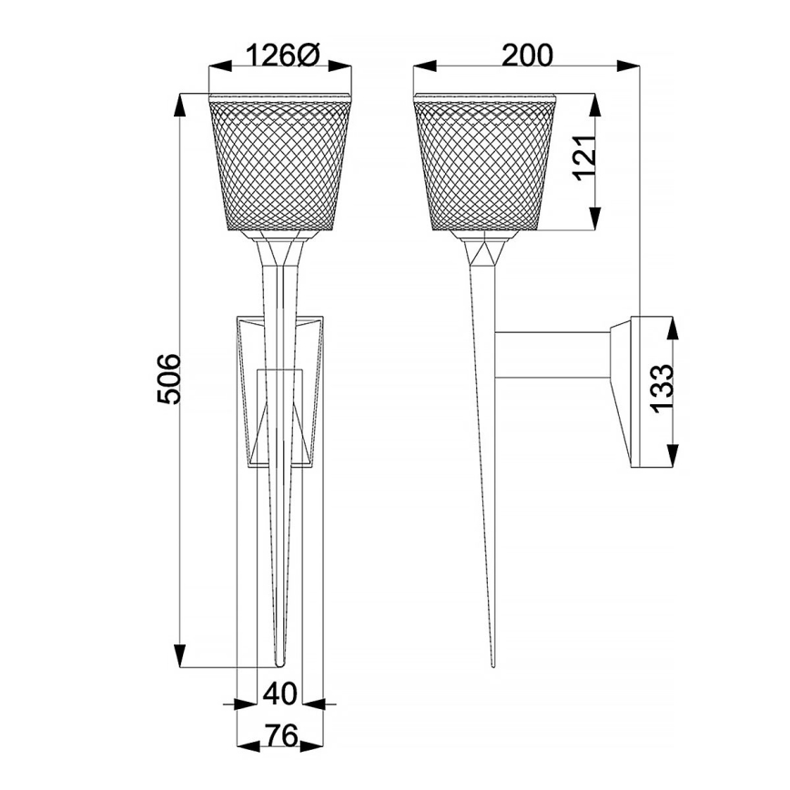 Elstead - LED Seinavalgusti vannituppa VERITY 1xG9/3W/230V IP44