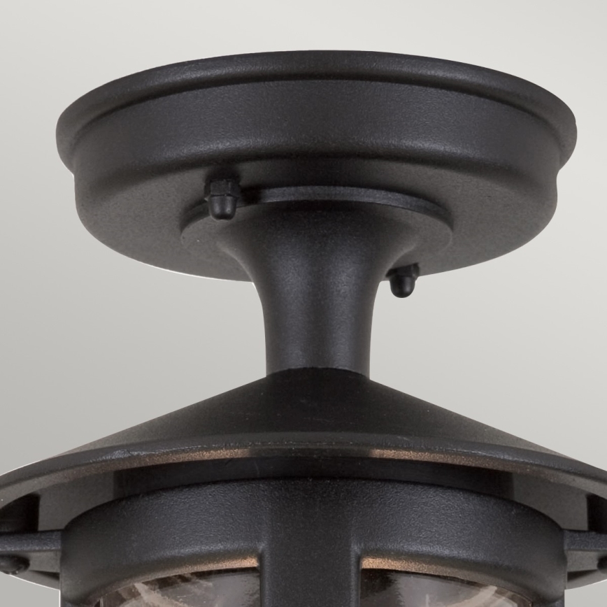 Elstead BL21A-BLACK - Väli kinnitatav lühter HEREFORD 1xE27/100W/230V IP43