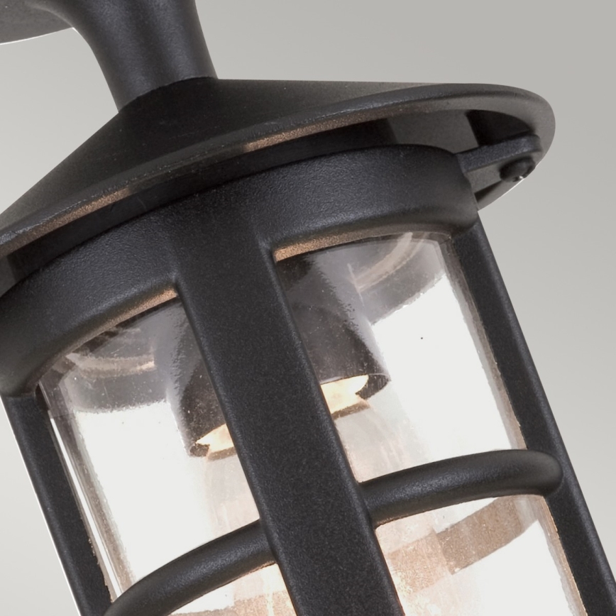 Elstead BL21A-BLACK - Väli kinnitatav lühter HEREFORD 1xE27/100W/230V IP43