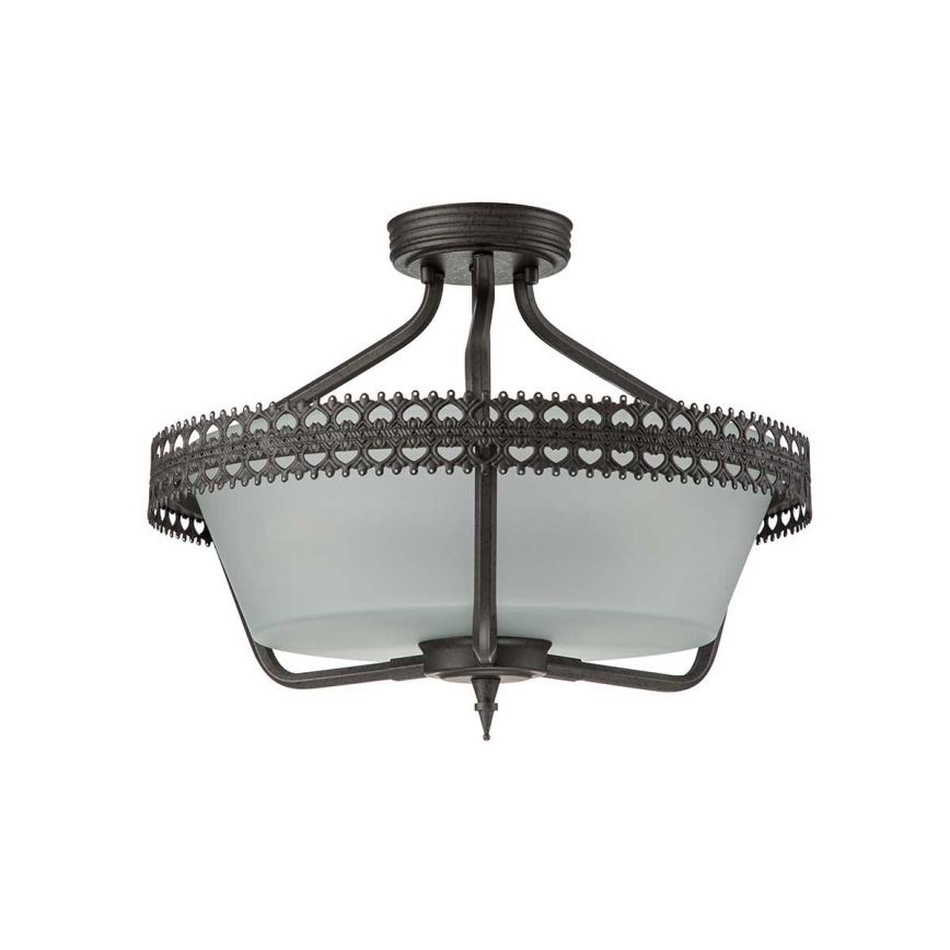 Elstead - Pinnale kinnitatav lühter CROWN 3xE27/60W/230V