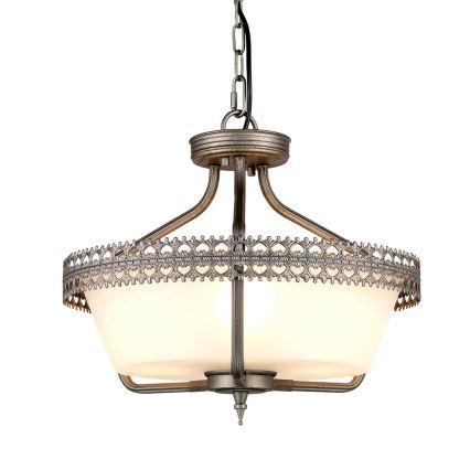 Elstead - Pinnale kinnitatav lühter CROWN 3xE27/60W/230V