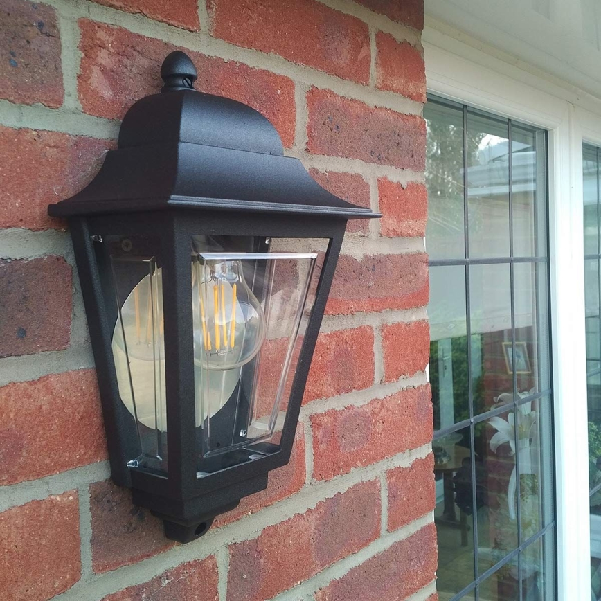 Elstead - välisseinale mõeldud seinalamp DECO LANE 1xE27/60W/230V IP44 must