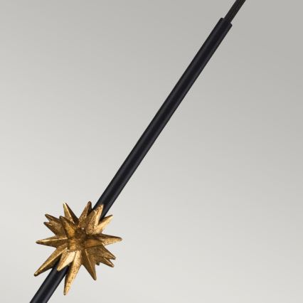 Elstead - Lühter ETOILE 1xE27/60W/230V d. 17,8 cm must