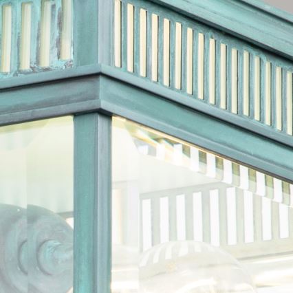 Elstead - Väljas laevalgusti HOLBORN 2xE27/60W/230V IP44 türkiissinine