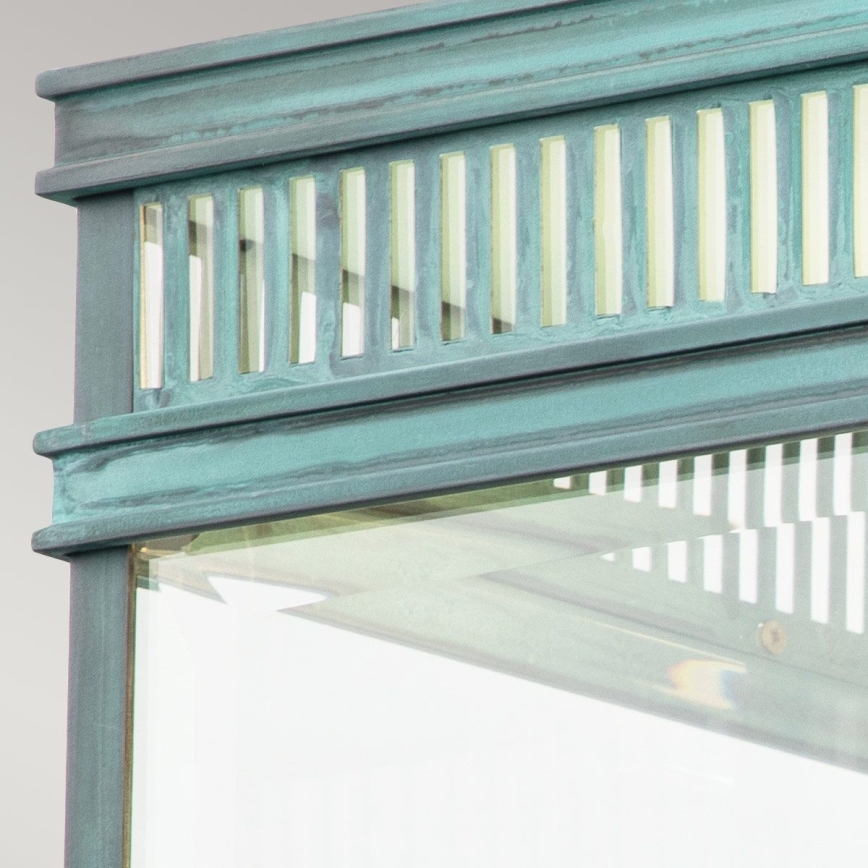 Elstead - Väljas laevalgusti HOLBORN 2xE27/60W/230V IP44 türkiissinine