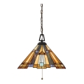 Elstead - Ketiga rippuv Tiffany INGLENOOK lühter 3xE27/60W/230V