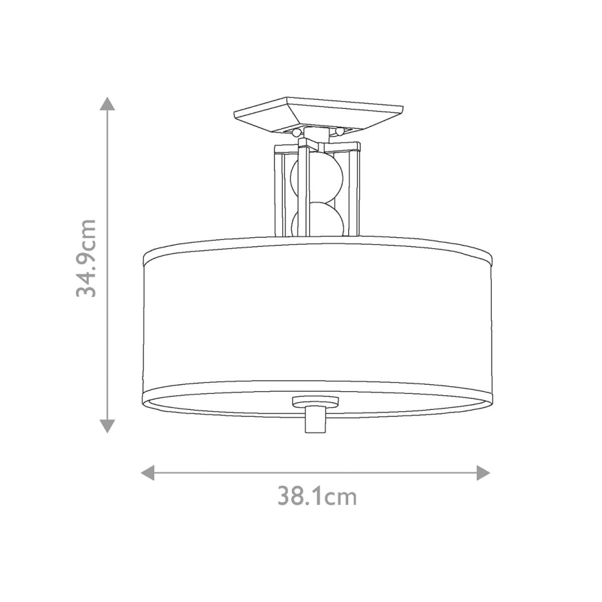 Elstead KL-CELESTIAL-SF - Pinnale kinnitatav lühter CELESTIAL 3xE27/100W/230V