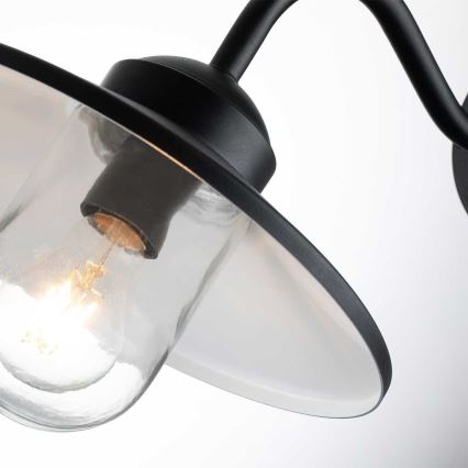 Elstead - Välisseinavalgusti anduriga KLAMPENBORG 1xE27/60W/230V IP44