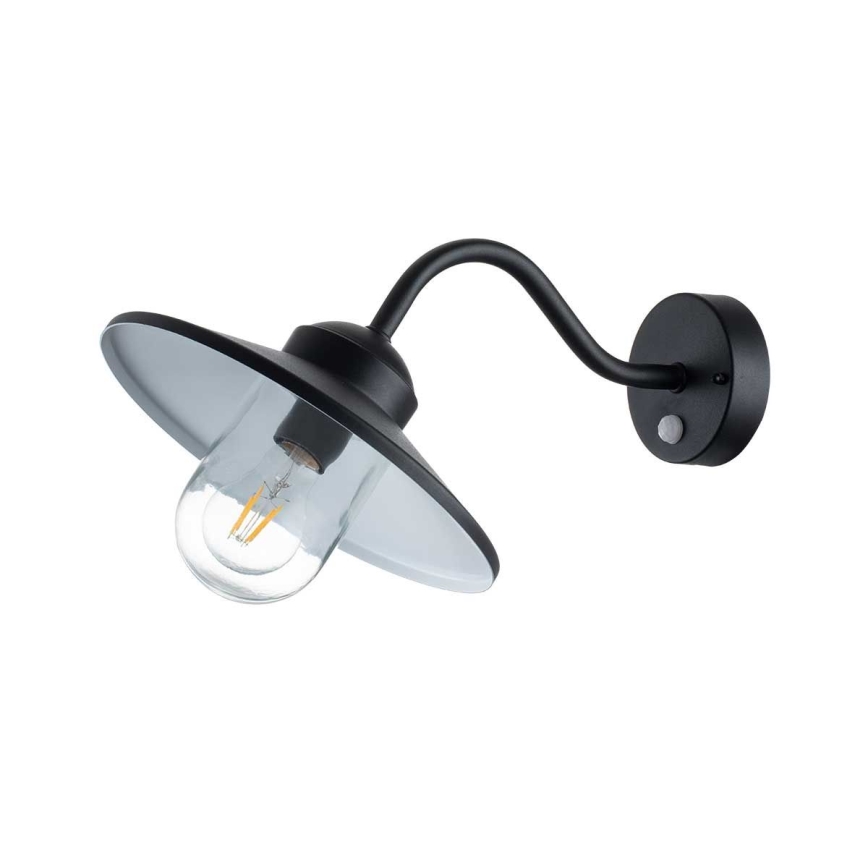 Elstead - Välisseinavalgusti anduriga KLAMPENBORG 1xE27/60W/230V IP44